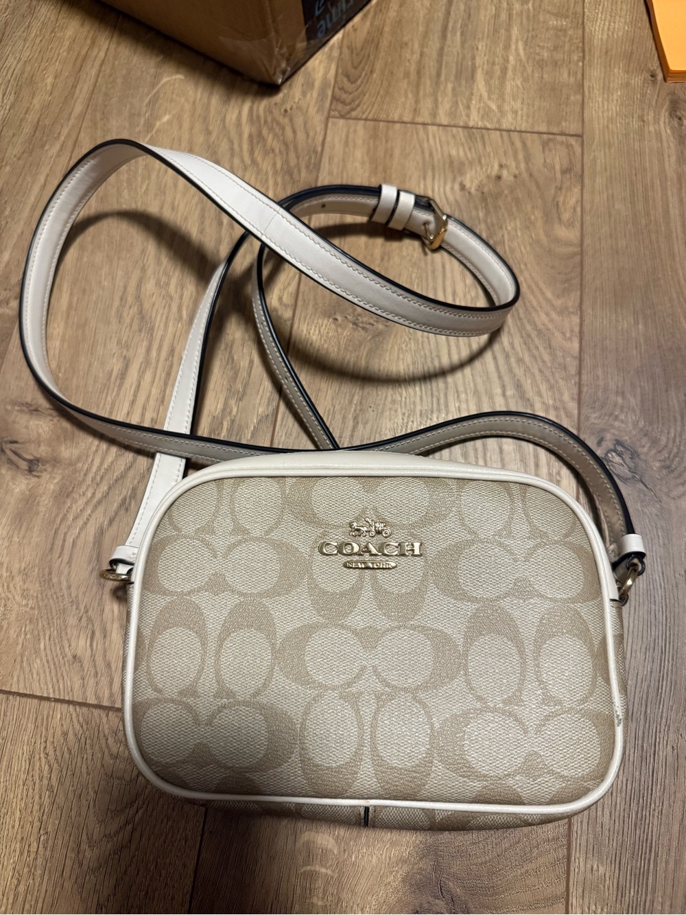 COACH mini Jamie Signature Canvas Crossbody